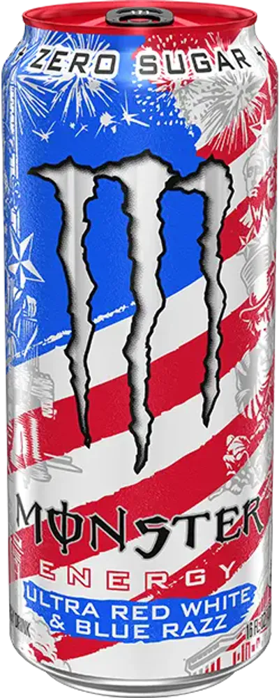 Monster Ultra Red White Blue Razz (LIMITED) 473 ml
