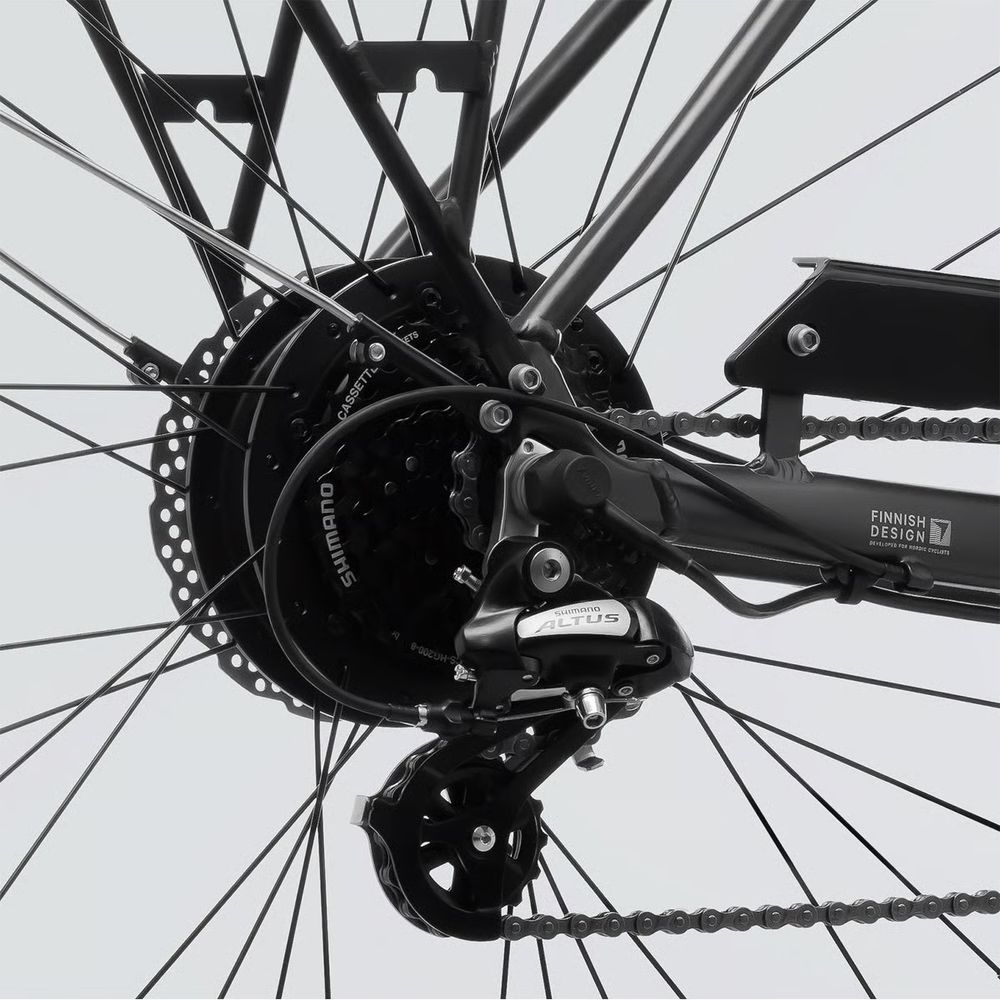 FitNord Venture 300 Elsykkel G2 sort - Flere størrelser