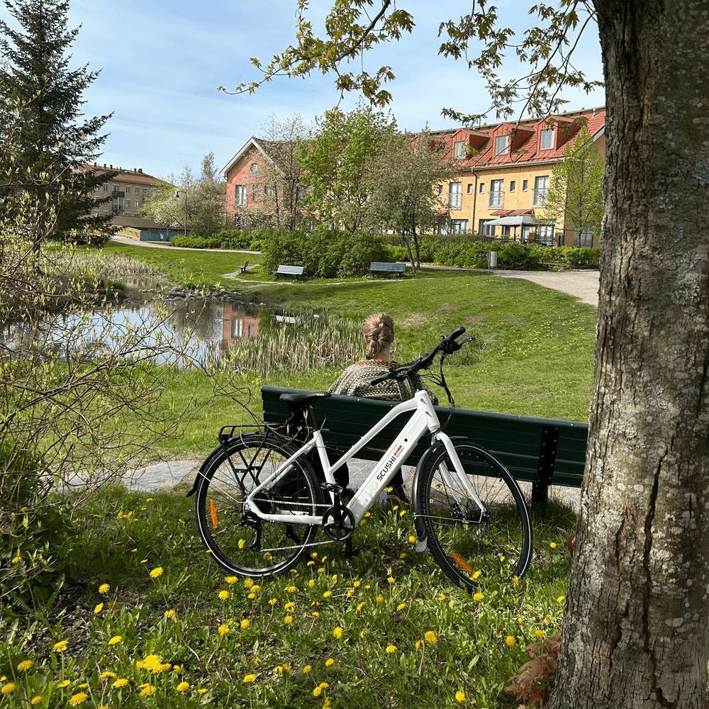 Scushi Norway Universe Elsykkel, hvit, 51cm ramme