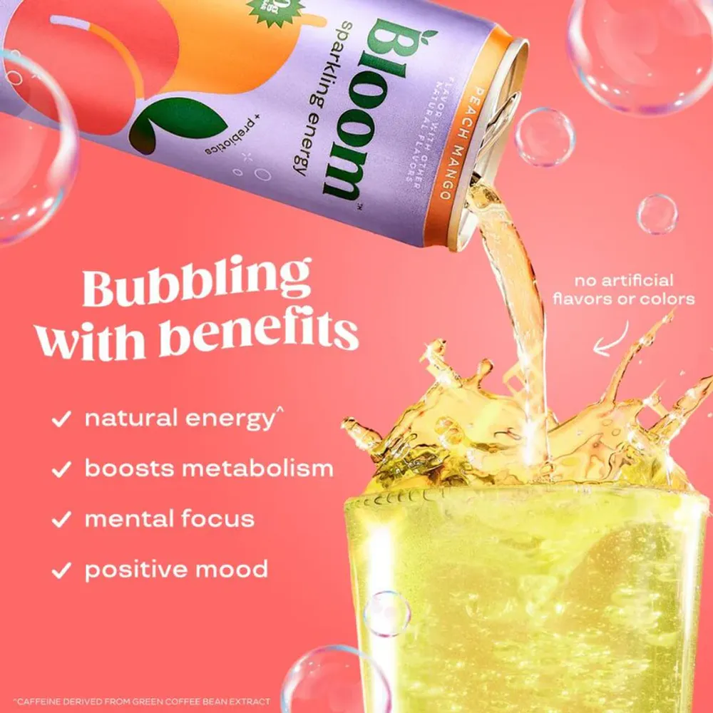 Bloom sparkling energy 3 x 250 ml