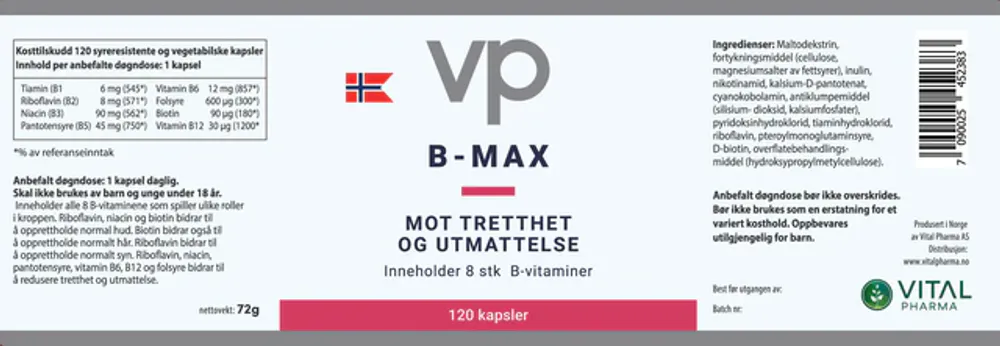 B-Max – B-vitaminkompleks