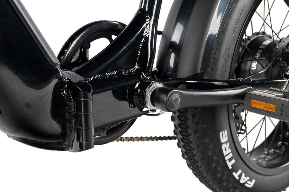 Fatbike Cody 20 Sammenleggbar Elsykkel Sort edition