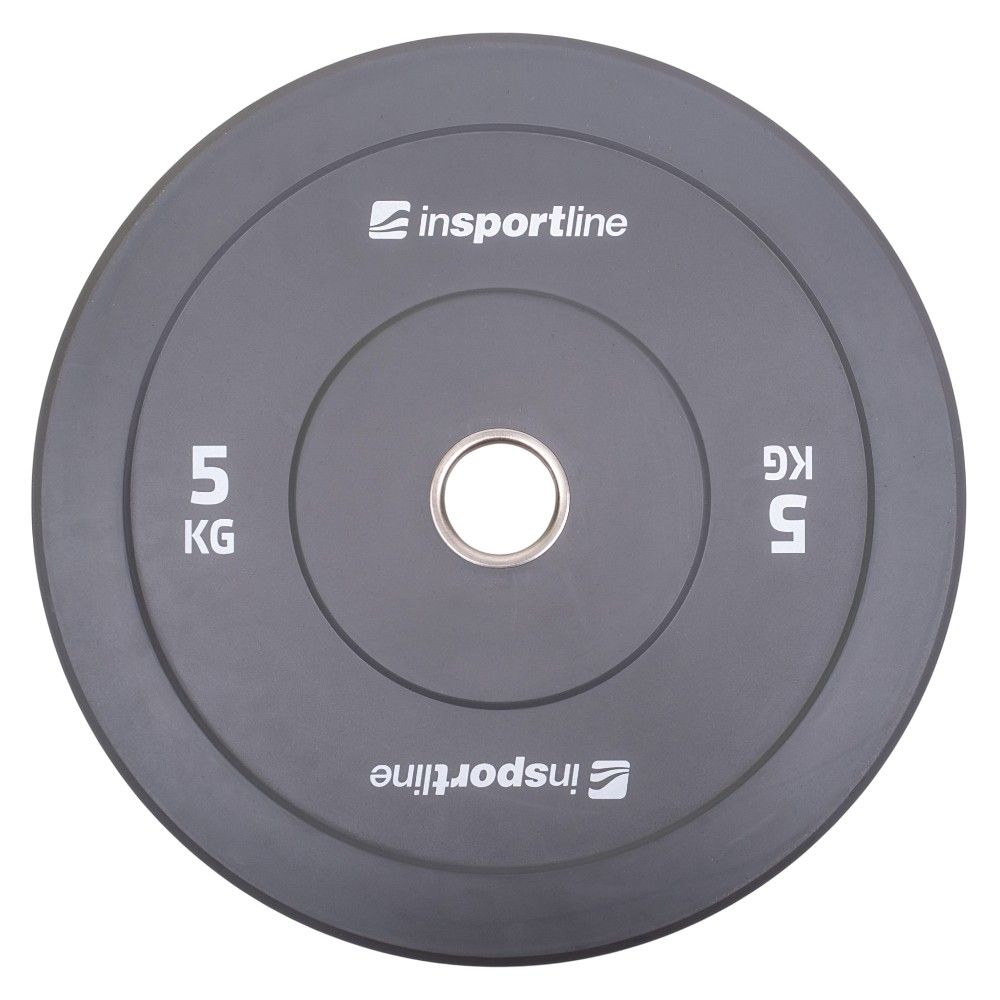 Vektskivesett Bumper Plates 50 mm inSPORTline Go 150 kg (10 stk.)