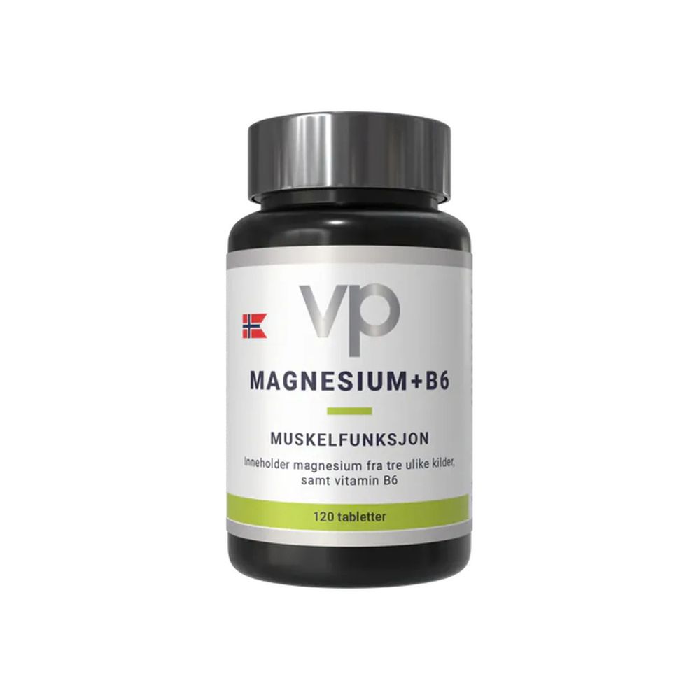 Magnesium + B6 - 120 tabletter