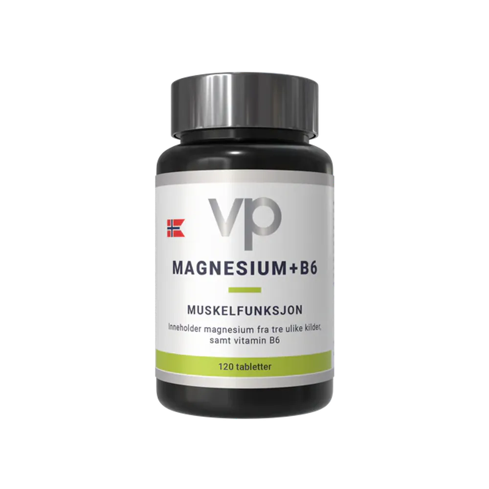 Magnesium + B6 – 120 tabletter