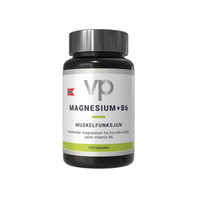 Hovedbilde Magnesium + B6 – 120 tabletter