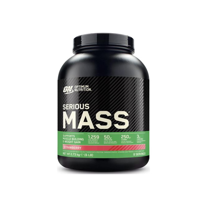 Hovedbilde Optimum Nutrition Serious Mass Strawberry – ...