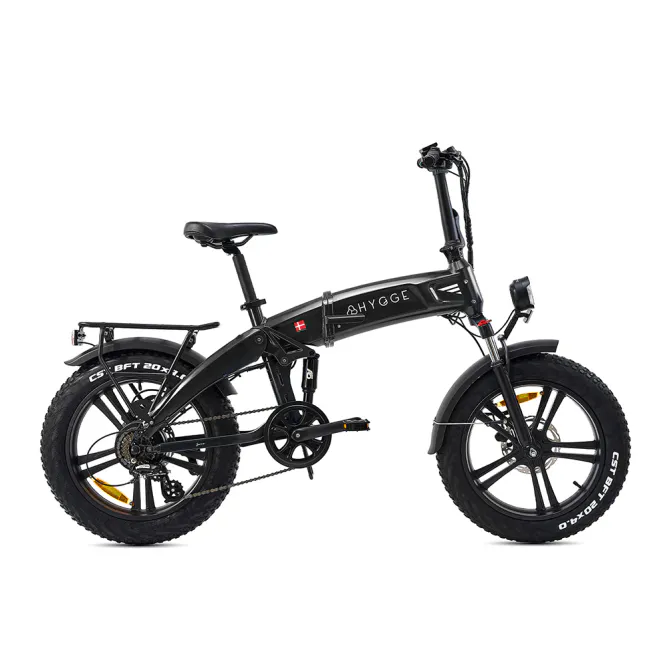 Hovedbilde Sorø All-Terrain Folding E-Bike Obsidian Black