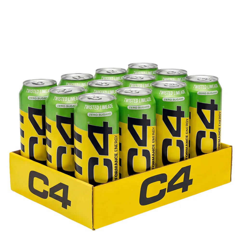 Cellucor RTD C4 Energy Drink – Flere varianter – 12stk