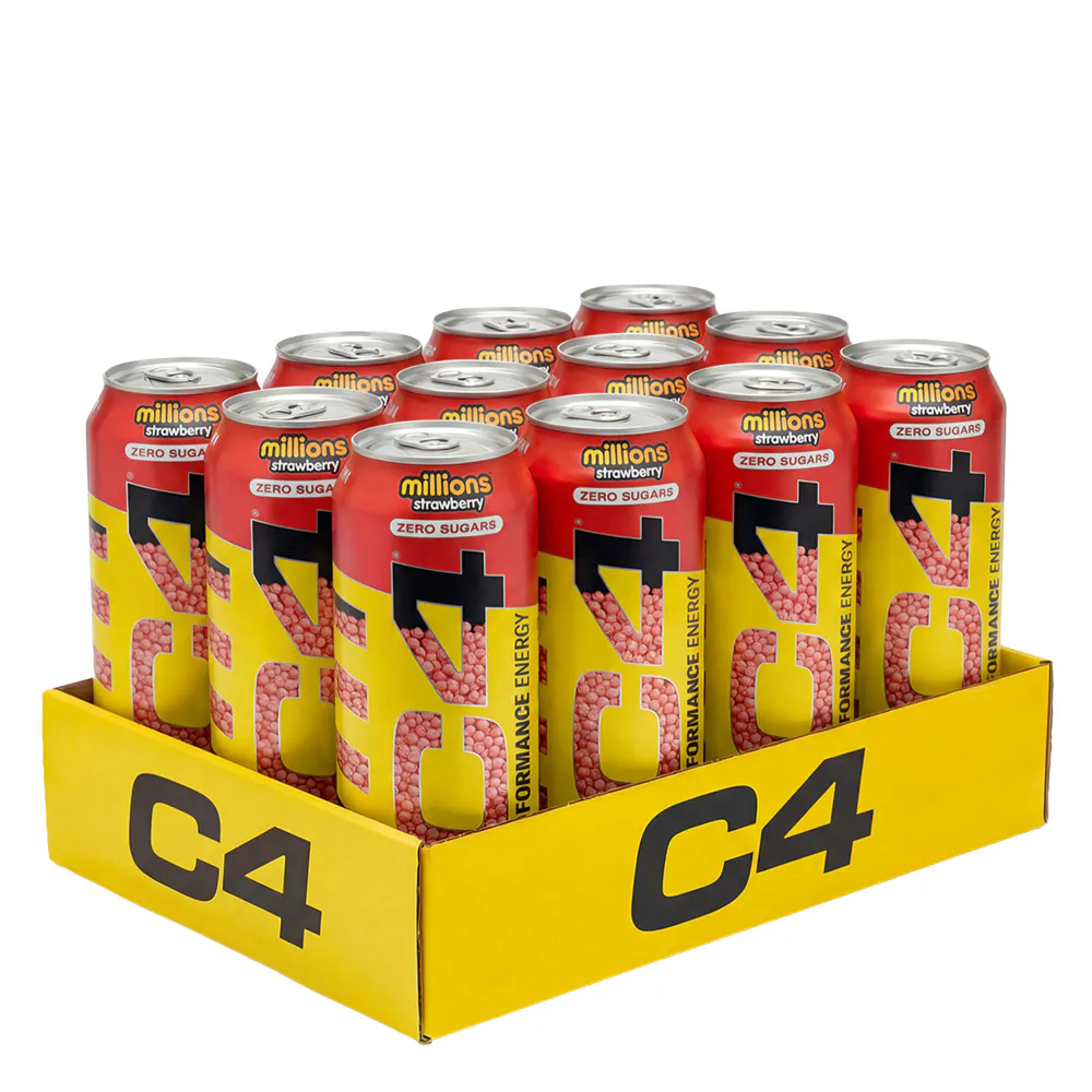 Cellucor RTD C4 Energy Drink – Flere varianter – 12stk